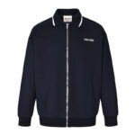 미우미우 【잔디집2】 본디드 피케 테크니컬 블루종 자켓（세븐）