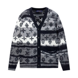 루이비통 【잔디집2】 모노그램 모헤어 가디건（세븐）