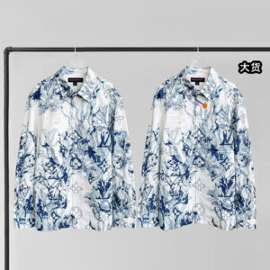 루이비통 【YD공장】 아쿠아가든 오버셔츠 모노그램 프린티드 코튼
