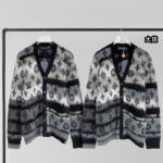 루이비통 [YD공장] 모노그램 가디건 모헤어 그라데이션