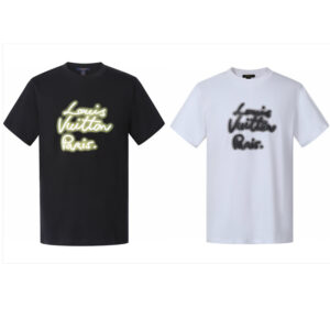 루이비통 【잔디집2】 시그니처 글로우 반팔 티셔츠（세븐）