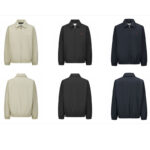 셀린느 【잔디집2】 트리옹프 블루종 자켓 로고 （세븐）