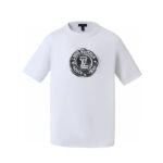 루이비통 【잔디집2】 LV  스탬프 코튼 반팔 티셔츠（세븐）