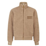 루이비통 【잔디집2】 로고 패치 후리스 블루종（세븐）