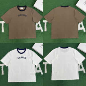 아미 【잔디집】 로고 프린트 반팔 티셔츠（레어）