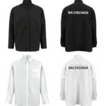 발렌시아가 【잔디집2】 백로고 오버사이즈 셔츠 (세븐)