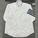 톰브라운 【TJ공장】 클래식 사선완장 옥스포드 박스핏 셔츠（터보）