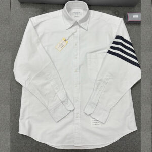 톰브라운 【TJ공장】 클래식 사선완장 옥스포드 박스핏 셔츠（터보）