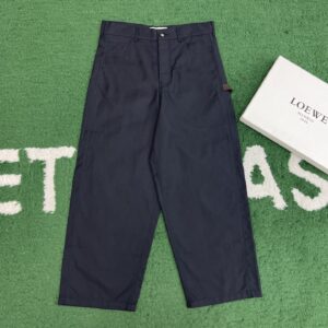 로에베 【잔디집】 트라우저 카펜터 코튼 팬츠（레어）