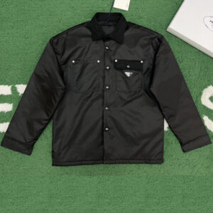 프라다 【잔디집】 트라이앵글 로고 리나일론 셔츠 자켓（레어）