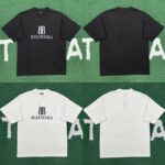 발렌시아가 【잔디집】 나노 BB 반팔 티셔츠（레어）