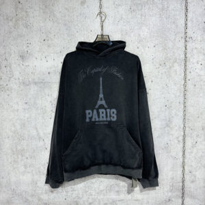 발렌시아가 [사슬공장] 더 캐피탈 오브 패션 라지 핏 후디