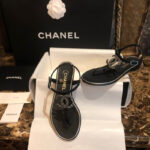 샤넬 【TJ공장】 CC로고 조리 샌들（터보）