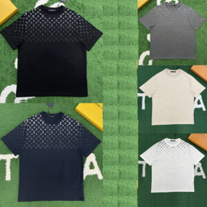 루이비통 【잔디집】 모노그램그라디언트 코튼 반팔 티셔츠（레어）