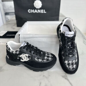 샤넬 【터보】 24P CC로고 트위드 스니커즈(TJ공장)
