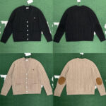 셀린느 【잔디집】 트리옹프 케이블 니트 캐시미어 가디건 (레어)