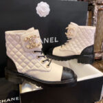 샤넬 [TJ공장] cc로고 퀄팅 레이스업 부츠