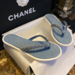 샤넬 【TJ공장】 CC로고 플립플랍 슬리퍼（터보） 체인