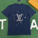 루이비통 【잔디집】 LV 레가타 자수 반팔 티셔츠（레어）