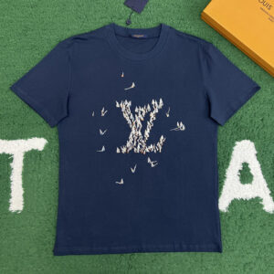 루이비통 【잔디집】 LV 레가타 자수 반팔 티셔츠（레어）