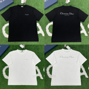 디올 【잔디집】 Couture 꾸뛰르 오가닉 저지 반팔 티셔츠（레어）