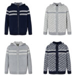 디올 【잔디집2】 오블리크 리버서블 후드 집업（세븐）