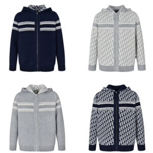 디올 【잔디집2】 오블리크 리버서블 후드 집업（세븐）