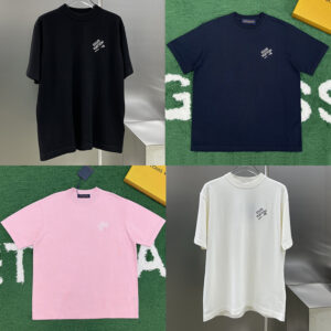 루이비통 【잔디집】 시그니처 로고 반팔 티셔츠（레어）