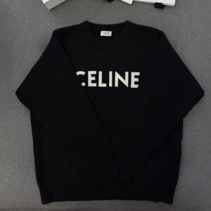 셀린느 【TJ공장】 오버사이즈 리브드 울 스웨터（터보）