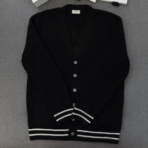 셀린느 【TJ공장】 （터보） 패치 로고 롱 컬리지 가디건