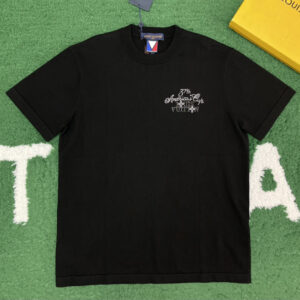 루이비통 【잔디집】 LV 아메리카 컵 엠벨리시드 크루넥 반팔 티셔츠（레어）