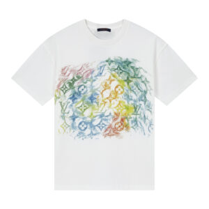 루이비통 【잔디집2】 파스텔 모노그램 반팔 티셔츠（세븐）