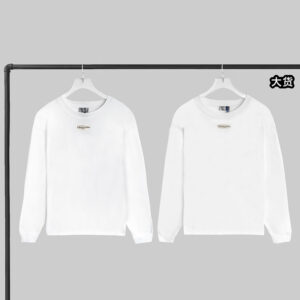 디올 【YD공장】 파리스 롱 슬리브 티셔츠 화이트 라벨