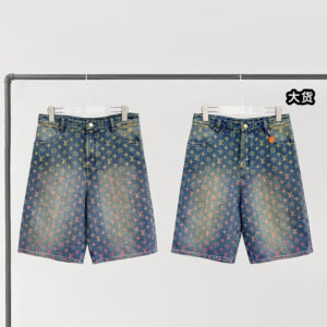 루이비통 【YD공장】 레인보우 모노그램 데님 숏 팬츠