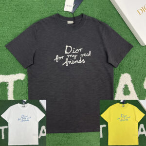 디올 【잔디집】 x 힐튼 넬 캐주얼 반팔 티셔츠（레어）