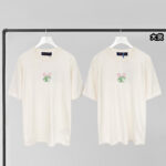 루이비통 【YD공장】 LV 파스텔 블루밍 코튼 니트 반팔 크루넥