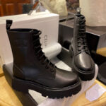 셀린느 【터보】 벌키 레이스업 부츠 샤이니 불스킨 블랙 (TJ공장)