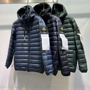 스톤아일랜드 룸 챔버스 우븐 패딩