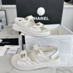 샤넬 【터보】 24c CC로고 벨크로 샌들（TJ공장）