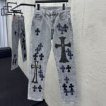 크롬하츠 【사슬공장】 멀티 크로스 데님 팬츠