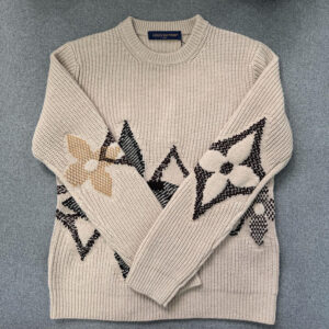 루이비통 【TJ공장】 그래픽 니티드 크루넥 스웨터（터보）