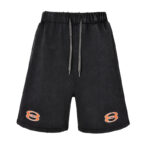 발렌시아가 【잔디집2】 빈티지 워싱 로고 숏 팬츠（세븐）