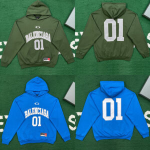 발렌시아가 【잔디집】 라지핏 바스켓볼 시리즈 후디 (레어)