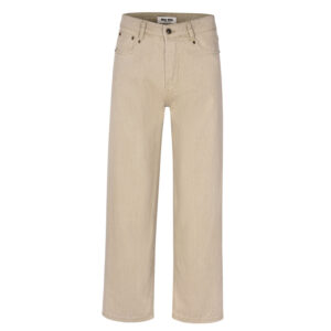 미우미우 【잔디집2】 로고 스트레이트 팬츠（세븐）