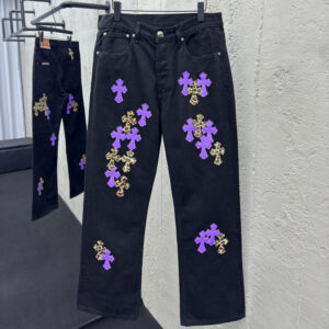 크롬하츠 【사슬공장】 멀티 크로스 데님 팬츠