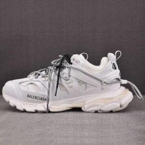 발렌시아가 【OK공장】 트랙 트레일 레이스 스니커즈 화이트/블랙/그레이