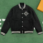 루이비통 【잔디집】 엠벨리시드 램스킨 보머 블루종（레어）