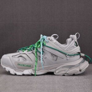 발렌시아가 【OK공장】 트랙 레이스 트레일 스니커즈 그레이/그린/블루