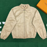 루이비통 【잔디집】 자카드 코튼 블루종 자켓（레어）