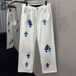 크롬하츠 【사슬공장】 멀티 크로스 데님 팬츠